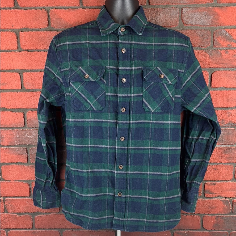 Jachs Shirt Mens Large Plaid Flannel Button Down